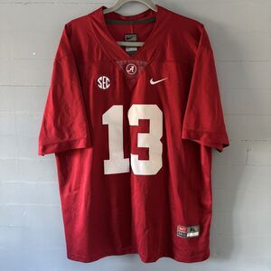 Men’s Nike Alabama Crimson Tide Stitched Football Jersey Sz XL #13